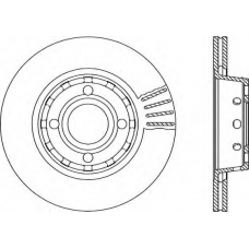 BDR1034.20 OPEN PARTS Тормозной диск