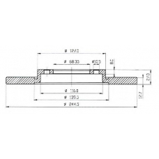 BDC3234 QUINTON HAZELL Тормозной диск