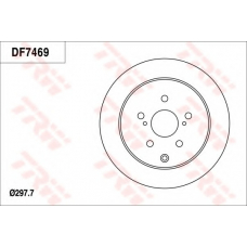 DF7469 TRW Тормозной диск