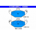13.0460-4986.2 ATE Комплект тормозных колодок, дисковый тормоз