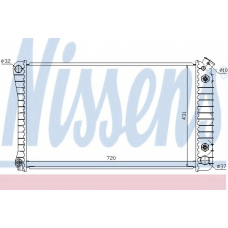 60970A NISSENS Радиатор, охлаждение двигателя