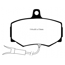 DP3756/2C EBC Brakes Колодки тормозные