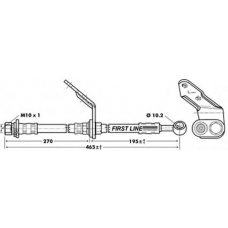FBH6742 FIRST LINE Тормозной шланг