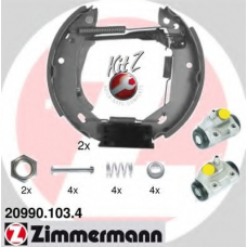 20990.103.4 ZIMMERMANN Комплект тормозных колодок