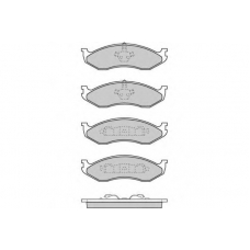 12-0715 E.T.F. Комплект тормозных колодок, дисковый тормоз