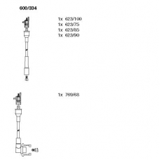 600/334 BREMI Комплект проводов зажигания
