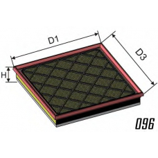 P465A MISFAT Воздушный фильтр