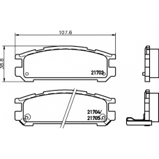 8DB 355 016-491 HELLA PAGID Комплект тормозных колодок, дисковый тормоз