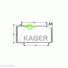 94-5885 KAGER Конденсатор, кондиционер