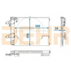 7004073 BEHR Condenser