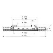 BDC3955 QUINTON HAZELL Тормозной диск