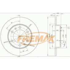 BD-5070 FREMAX Тормозной диск