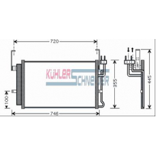 5720051 KUHLER SCHNEIDER Конденсатор, кондиционер