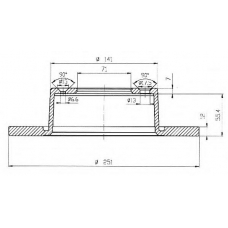 BDC4605 QUINTON HAZELL Тормозной диск