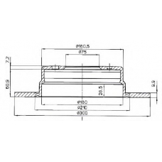 BDC3720 QUINTON HAZELL Тормозной диск