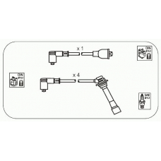 JP110 JANMOR Комплект проводов зажигания