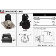 DRS3835 DELCO REMY Стартер