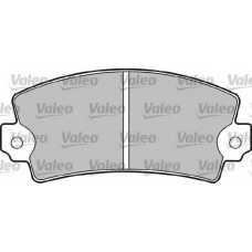 598078 VALEO Комплект тормозных колодок, дисковый тормоз