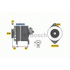 0 986 080 160 BOSCH Генератор