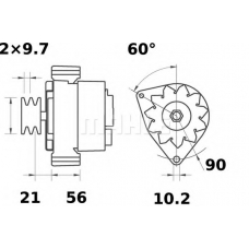 MG 518 MAHLE Генератор