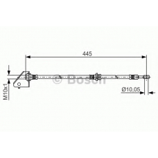 1 987 481 497 BOSCH Тормозной шланг