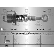 80971 Malo Тормозной шланг