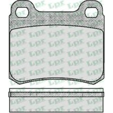 05P181 LPR Комплект тормозных колодок, дисковый тормоз