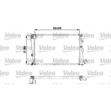 730959 VALEO Радиатор, охлаждение двигателя