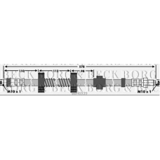 BBH6939 BORG & BECK Тормозной шланг