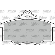 551635 VALEO Комплект тормозных колодок, дисковый тормоз