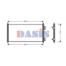 092000N AKS DASIS Конденсатор, кондиционер