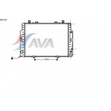 MS2129 GERI Радиатор, охлаждение двигател