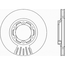 BDR2122.20 OPEN PARTS Тормозной диск