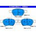 13.0460-5844.2 ATE Комплект тормозных колодок, дисковый тормоз
