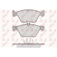 626.0406 VILLAR Комплект тормозных колодок, дисковый тормоз