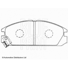 ADH24216 BLUE PRINT Комплект тормозных колодок, дисковый тормоз