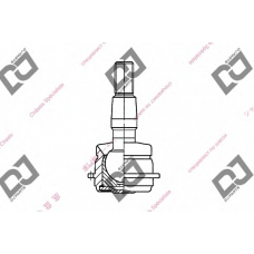 DB1181 DJ PARTS Несущий / направляющий шарнир