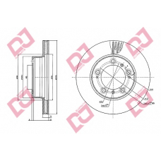 BD1785 DJ PARTS Тормозной диск