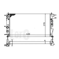 037-017-0013 LORO Радиатор, охлаждение двигателя