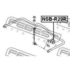 NSB-R20R FEBEST Опора, стабилизатор