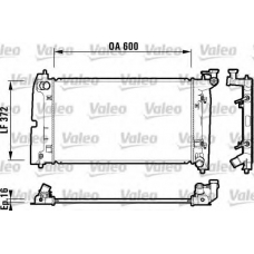 734200 VALEO Радиатор, охлаждение двигателя