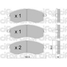 822-482-0 CIFAM Комплект тормозных колодок, дисковый тормоз