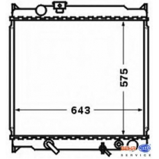 8MK 376 773-401 HELLA Радиатор, охлаждение двигателя