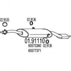 01.91110 MTS Глушитель выхлопных газов конечный