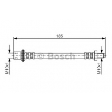 1 987 476 939 BOSCH Тормозной шланг