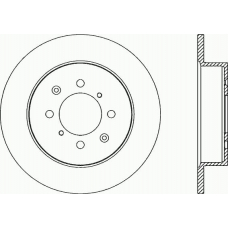 BDA2186.10 OPEN PARTS Тормозной диск