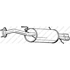 171-573 BOSAL Глушитель выхлопных газов конечный