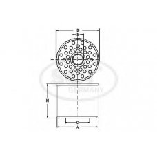 SC 7014 P SCT Топливный фильтр