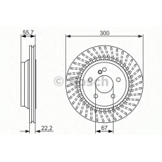 0 986 479 655 BOSCH Тормозной диск