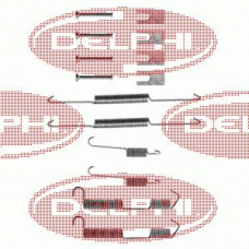 LY1169 DELPHI Комплектующие, тормозная колодка